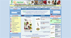 Desktop Screenshot of floratec.hu